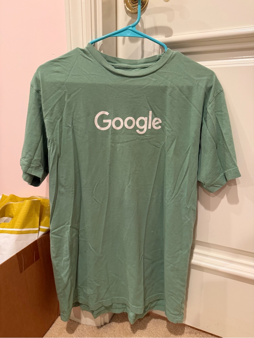 google Sage Green Logo Crew Neck T-Shirt